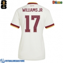Fotballdrakt Dame Spania Nico Williams #17 Bortedrakt VM 2026 Kortermet